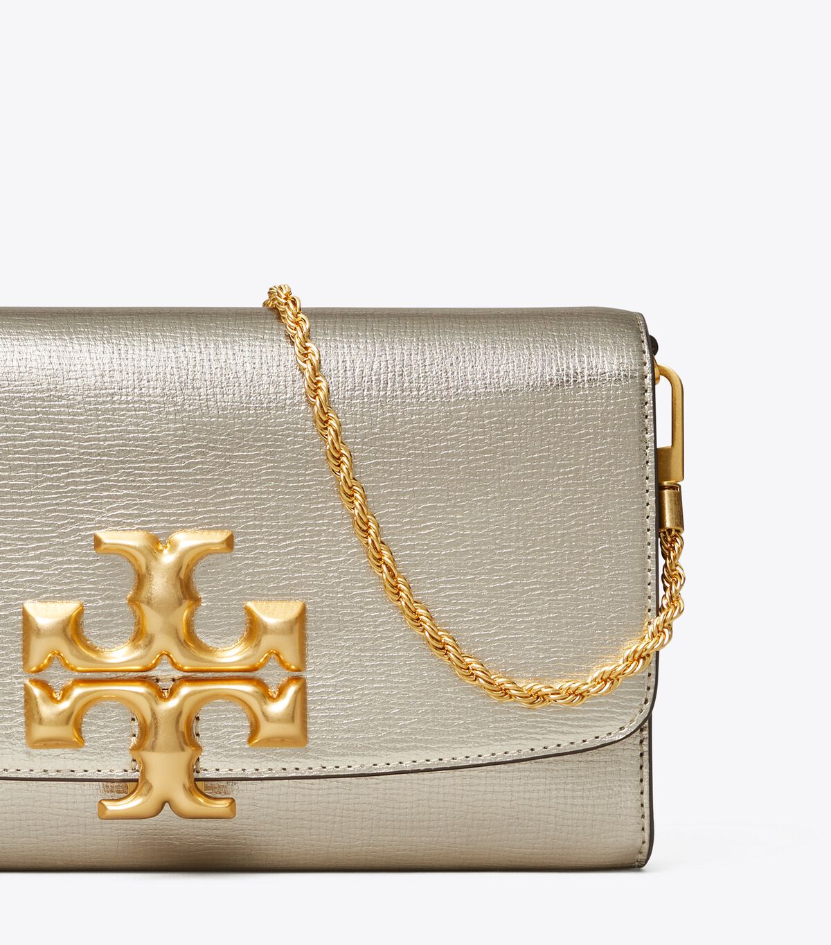 Gold Tory Burch Eleanor Women's Clutch Bag | OUTLET-17305649