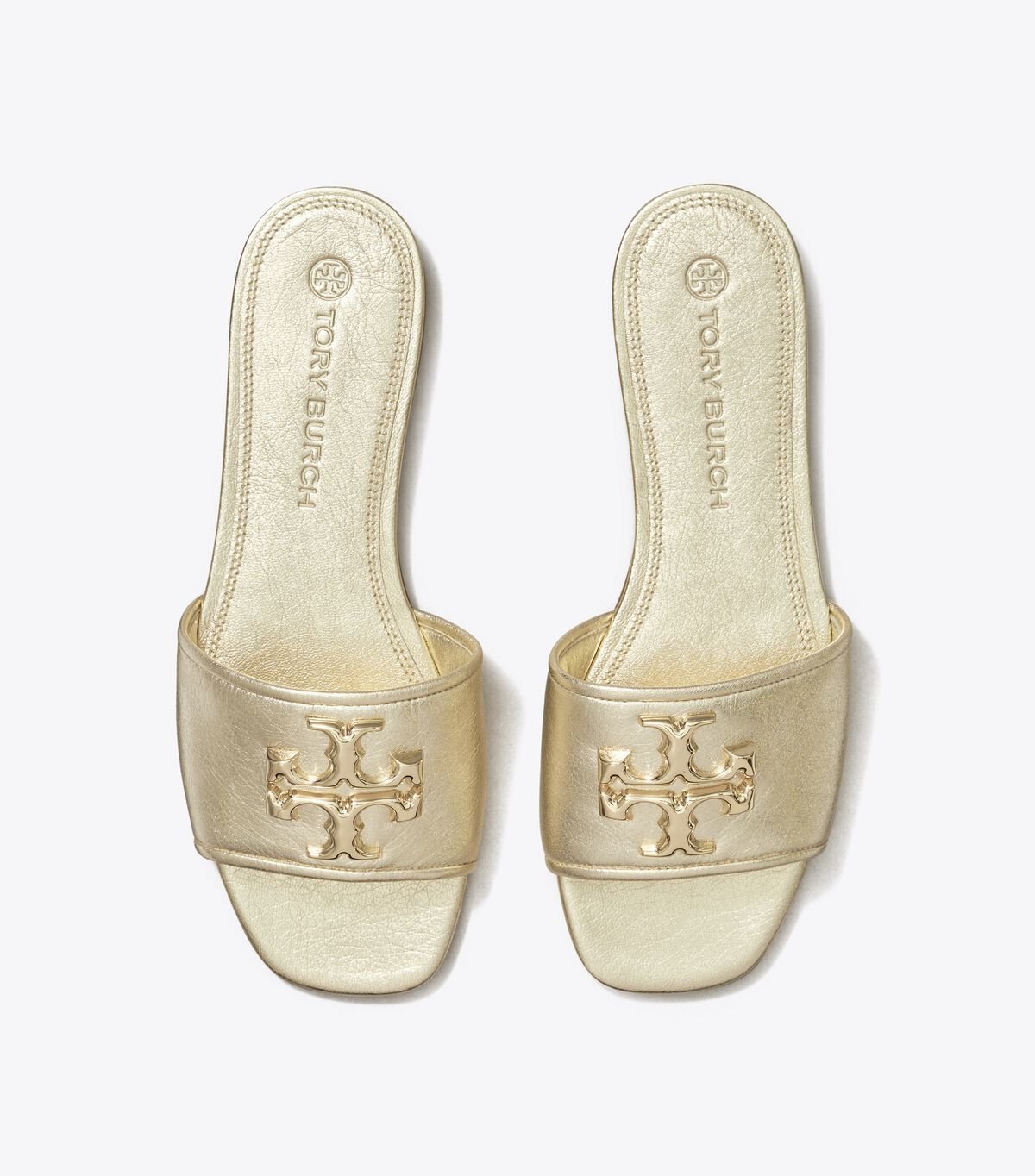 Gold Tory Burch Eleanor Women's Sandals | OUTLET-16837529