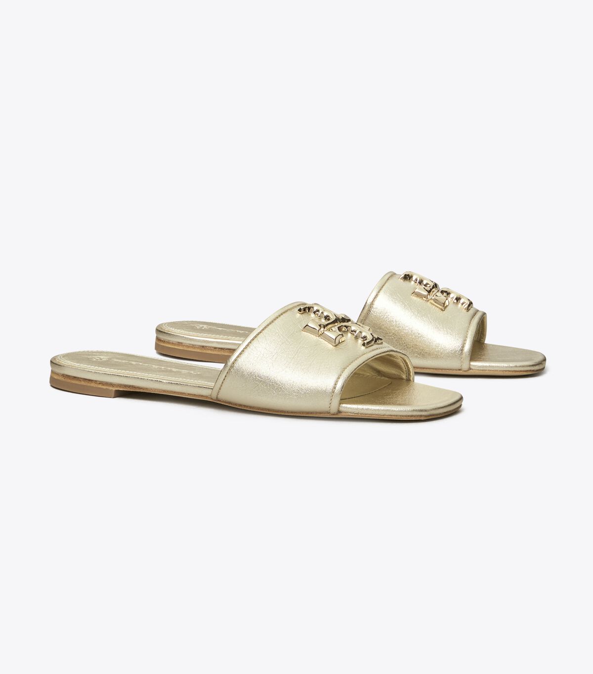 Gold Tory Burch Eleanor Women\'s Sandals | OUTLET-16837529