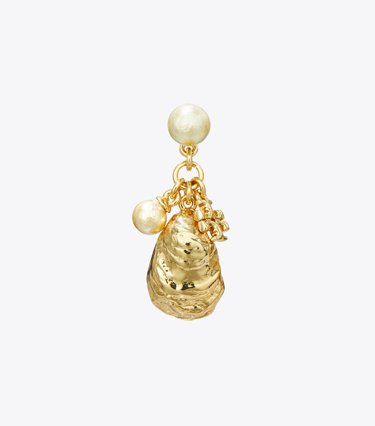 Gold Tory Burch Kira Charm Women's Earrings | OUTLET-64219709