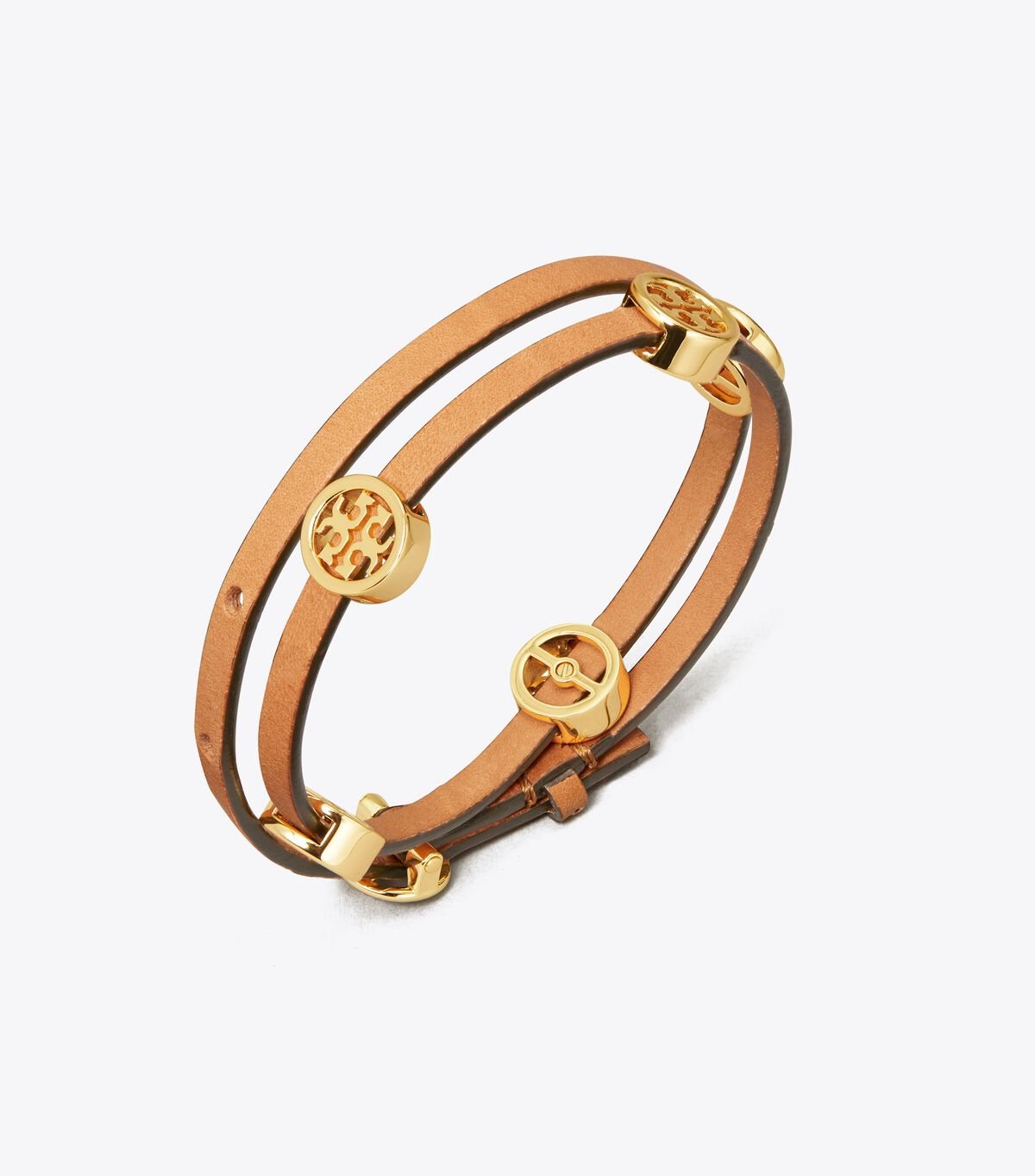 Gold Tory Burch Miller Double-wrap Women's Bracelet | OUTLET-41326989