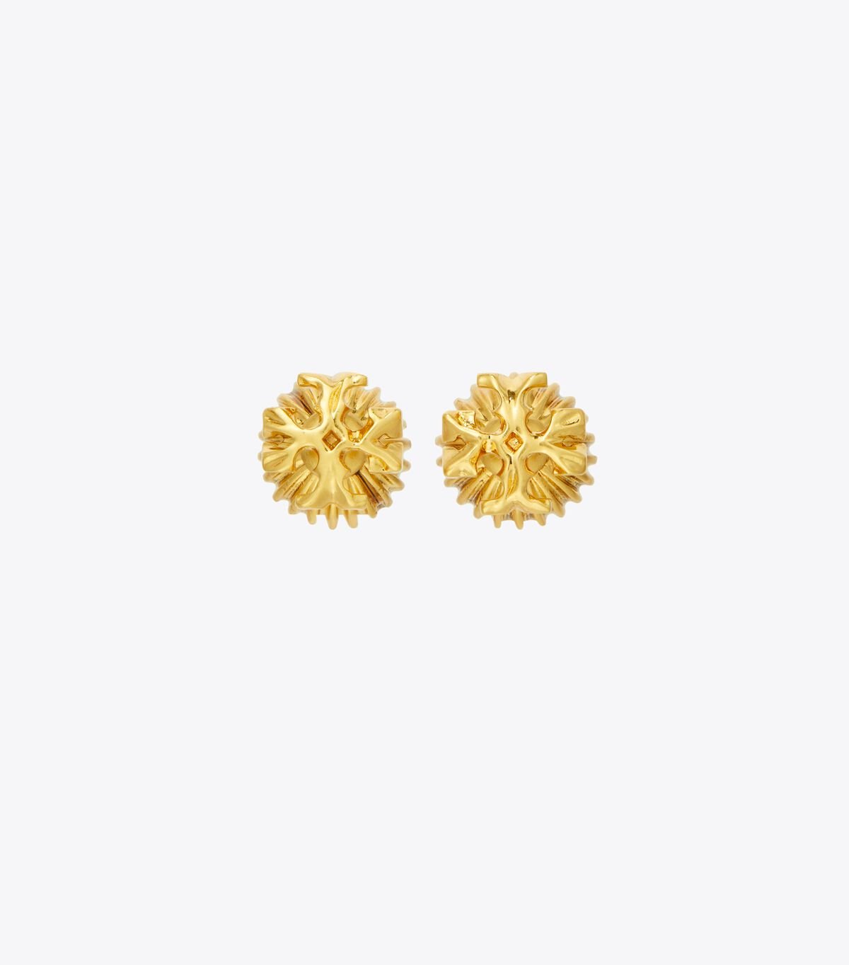 Gold Tory Burch Roxanne Double-stud Women\'s Earrings | OUTLET-85609139