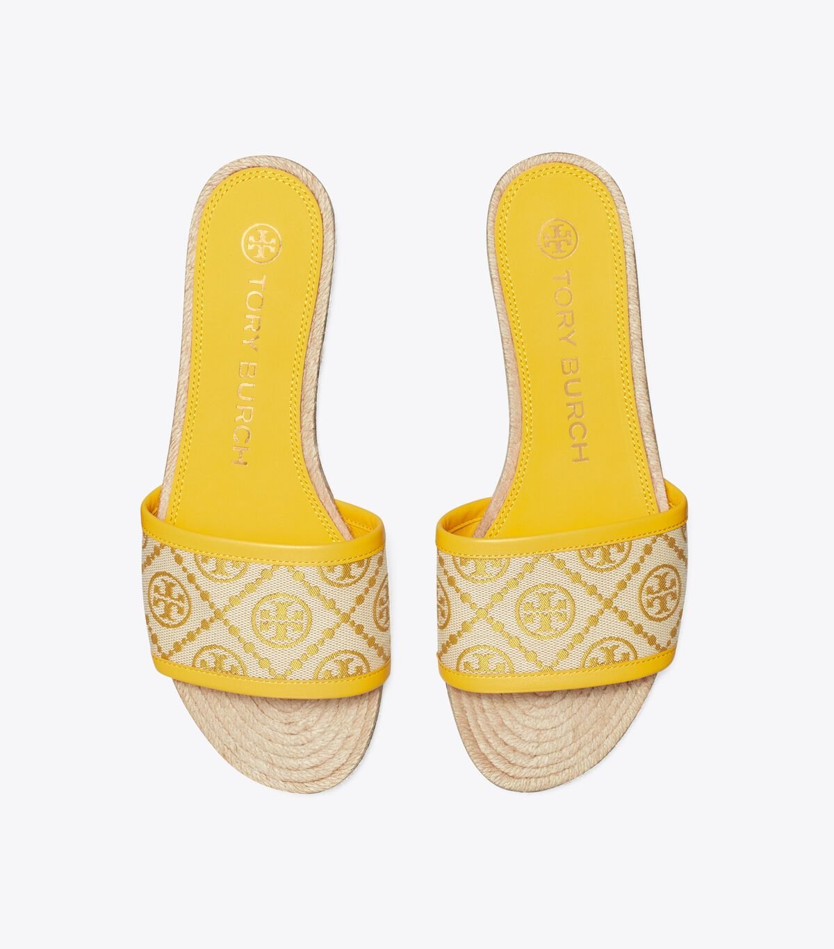 Gold / Yelow Tory Burch T Monogram Women's Espadrille | OUTLET-58307969