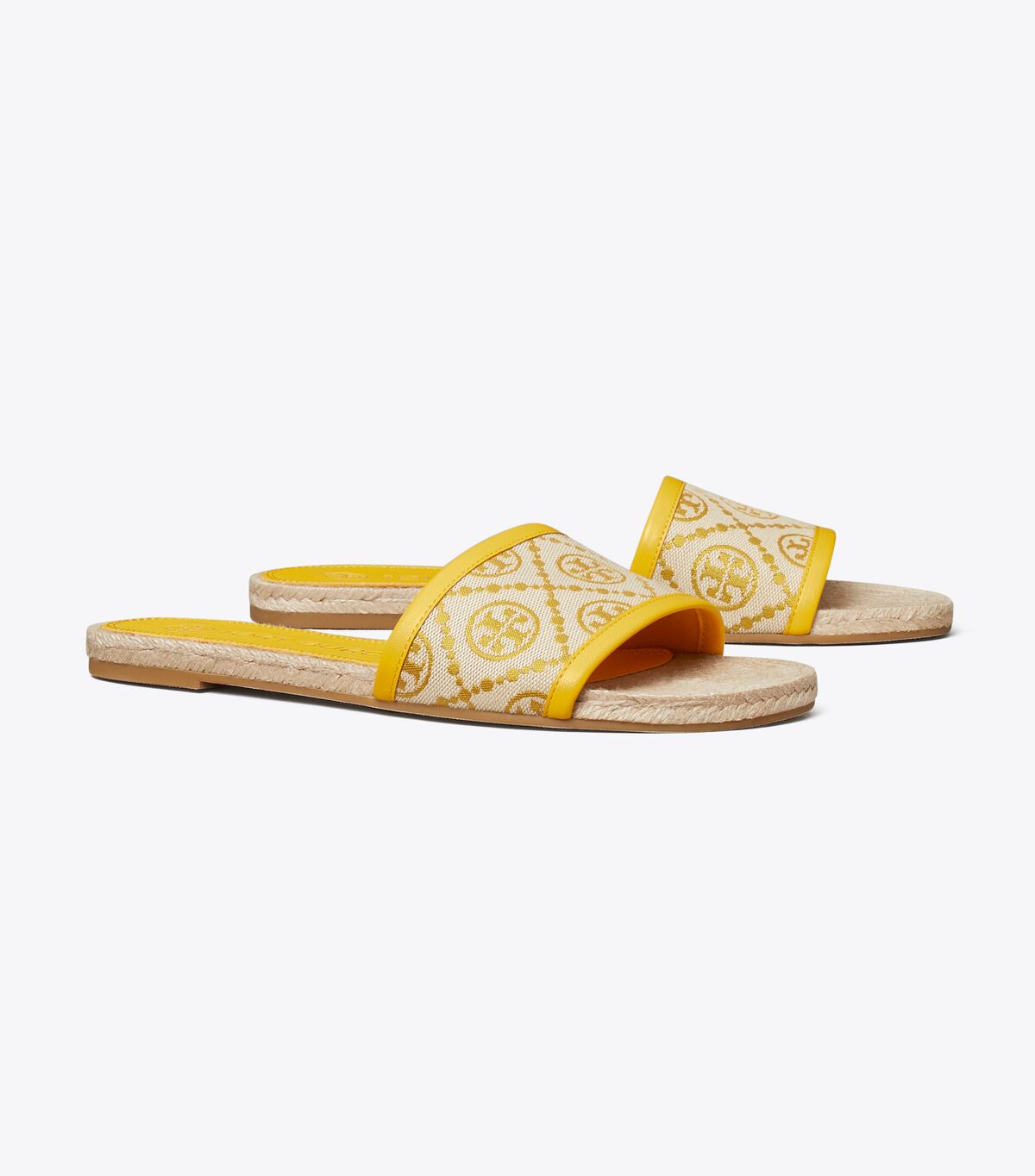 Gold / Yelow Tory Burch T Monogram Women\'s Espadrille | OUTLET-58307969