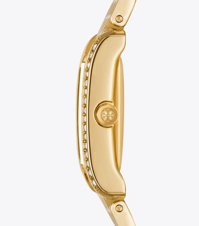 Green Gold Tory Burch Eleanor Women's Watches | OUTLET-50917649