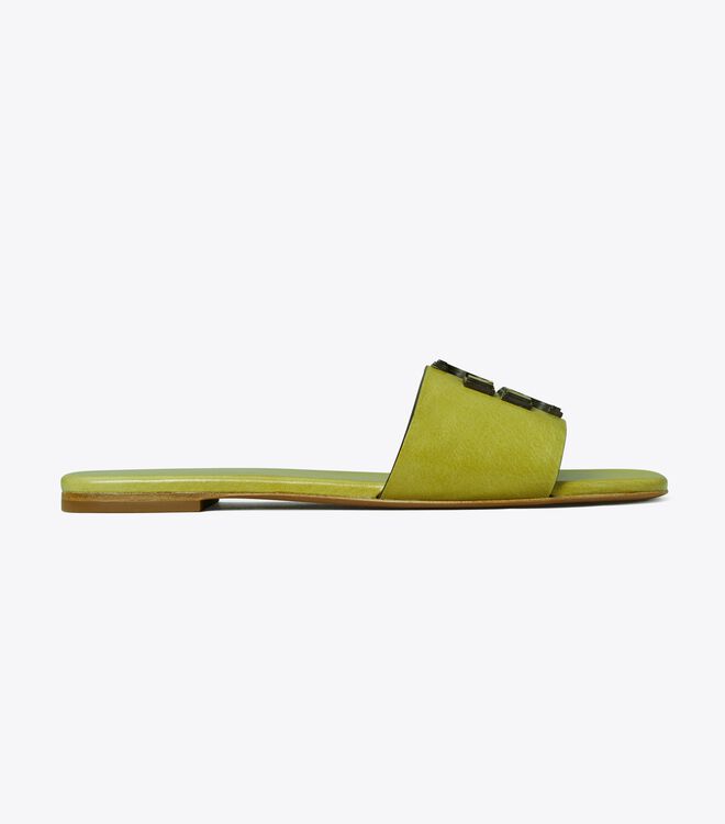 Green Tory Burch Ines Women's Sandals | OUTLET-18062799