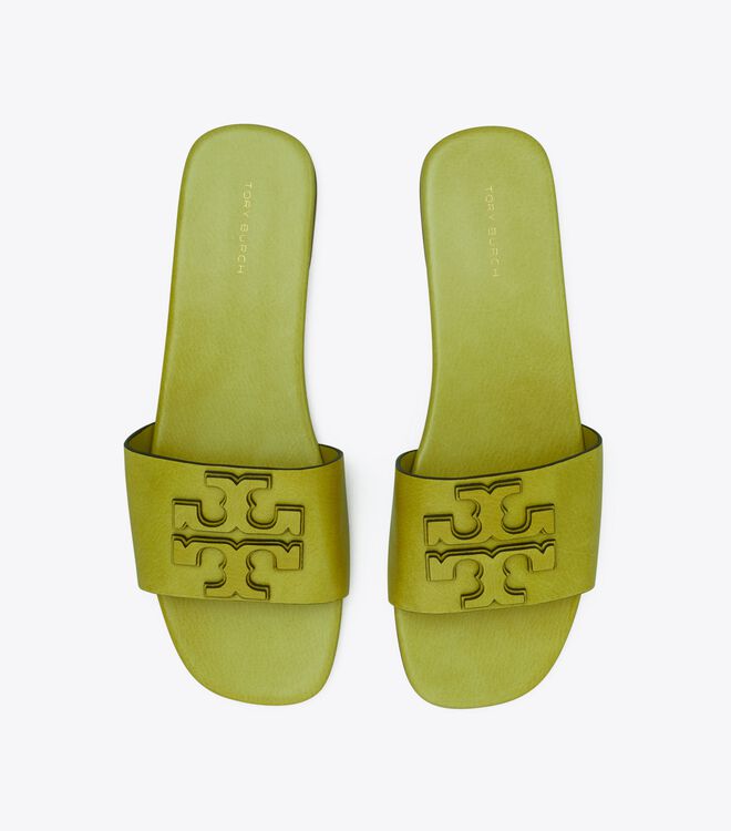 Green Tory Burch Ines Women's Sandals | OUTLET-18062799