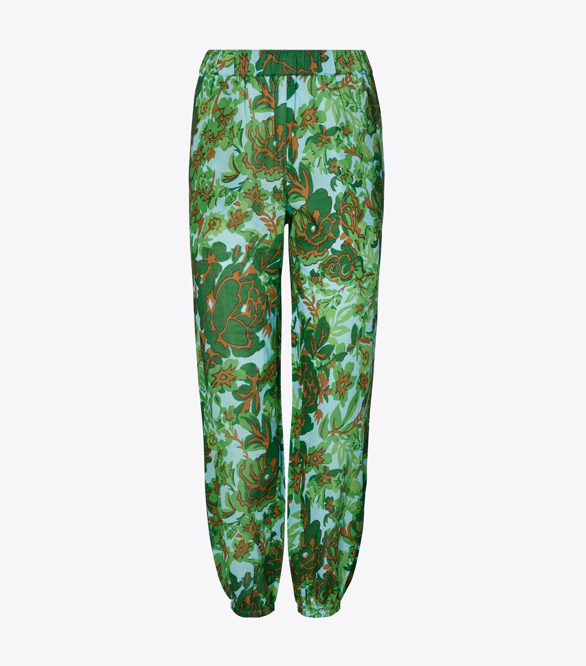 Green Tory Burch Printed Beach Women\'s Pants | OUTLET-53482679