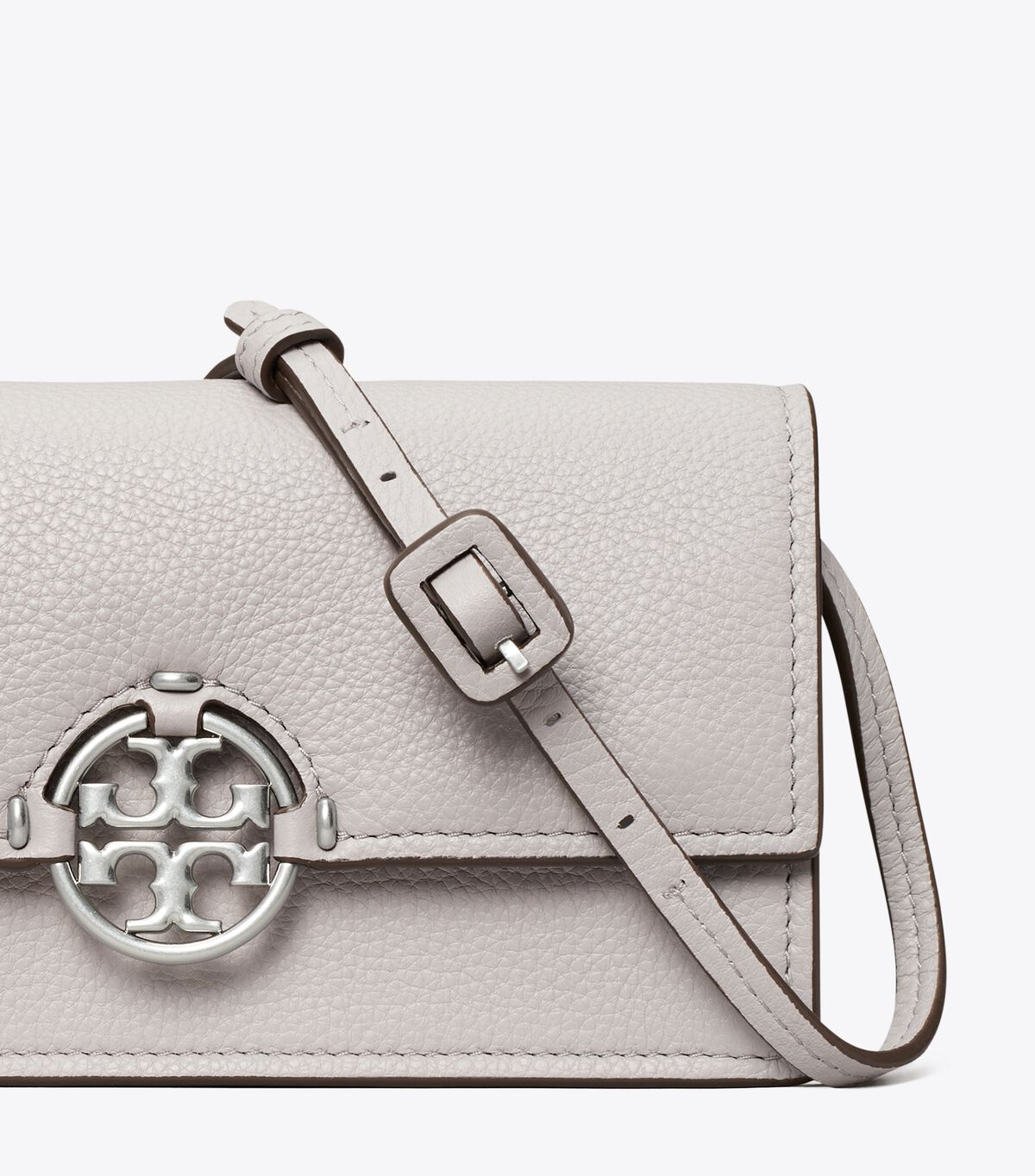 Grey Tory Burch Miller Women's Wallets | OUTLET-47650929