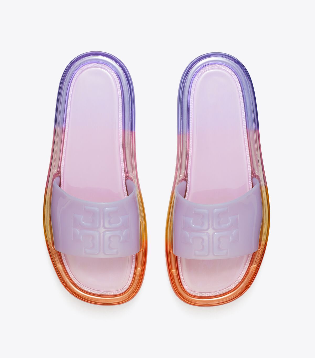 Lavender / Multicolor Tory Burch Bubble Jelly Women's Sandals | OUTLET-87630129