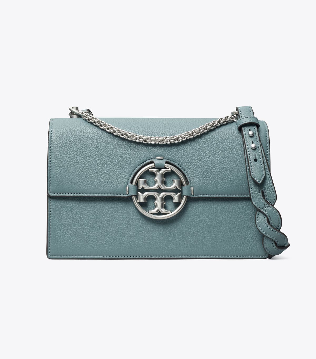 Light Blue Tory Burch Miller Women's Shoulder Bags | OUTLET-49280169