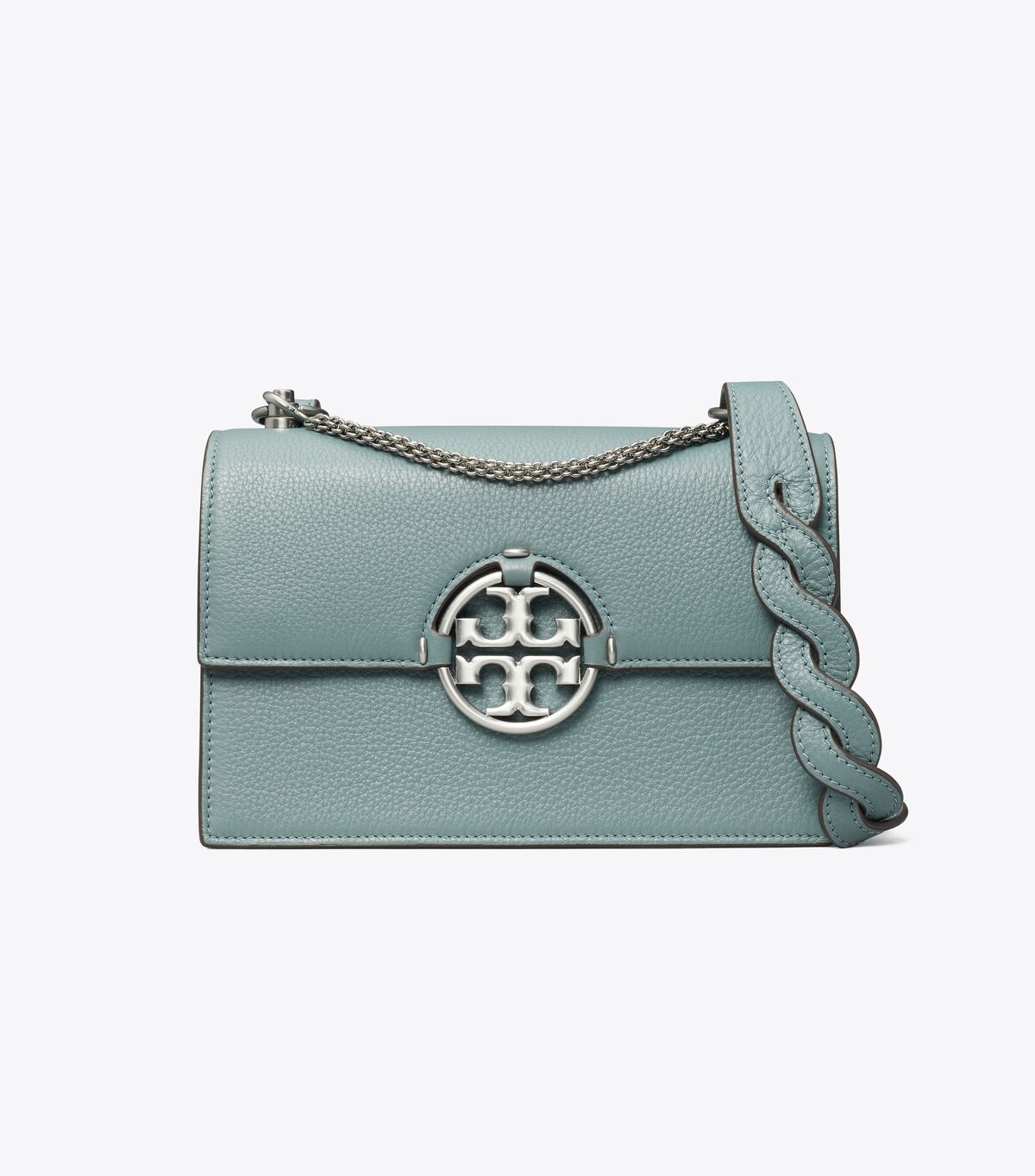 Light Blue Tory Burch Small Miller Women's Shoulder Bags | OUTLET-09126359