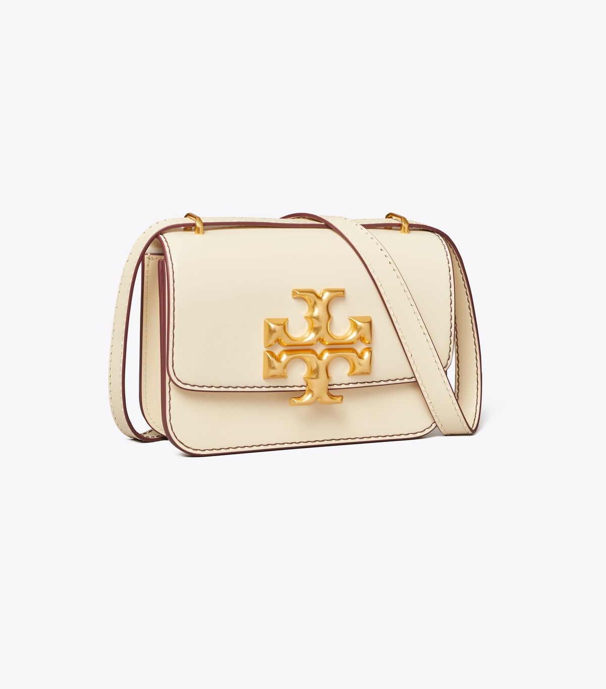 Light Cream Tory Burch Small Eleanor Women\'s Shoulder Bags | OUTLET-63149759