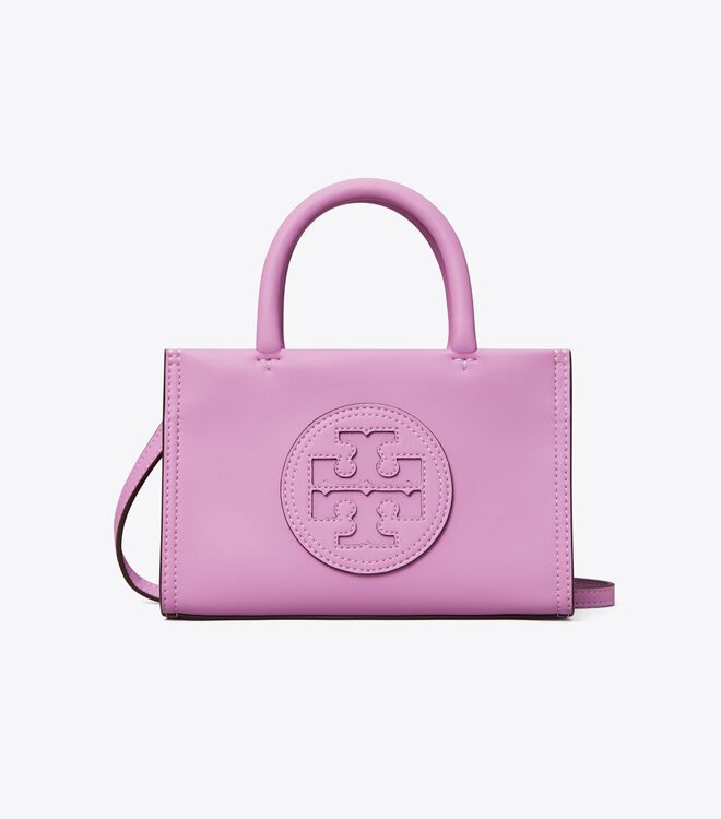 Light Purple Tory Burch Mini Ella Bio Women's Tote Bags | OUTLET-49081539