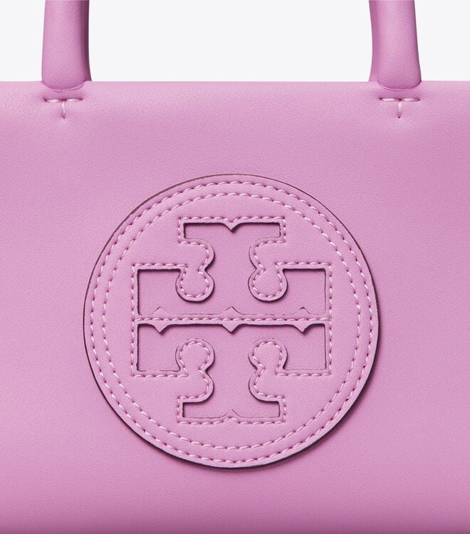 Light Purple Tory Burch Mini Ella Bio Women's Tote Bags | OUTLET-49081539