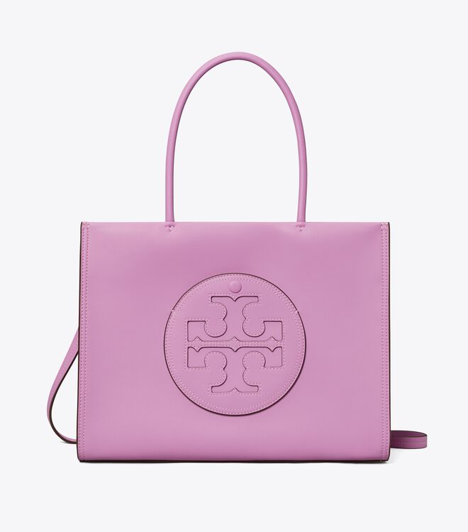 Light Purple Tory Burch Small Ella Bio Women's Tote Bags | OUTLET-26347599