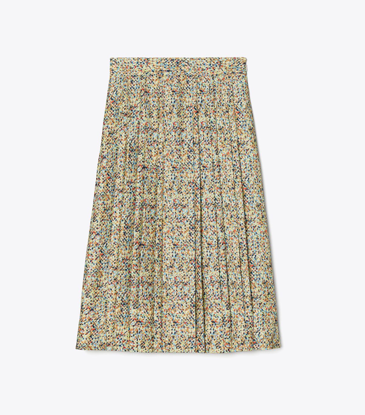 Multicolor Tory Burch Printed Silk Pleated Women\'s Skirts | OUTLET-42613089