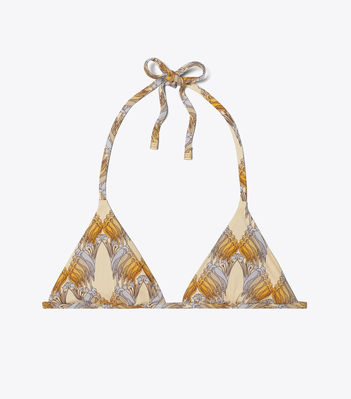 Multicolor Tory Burch Printed Triangle Women\'s Bikini Tops | OUTLET-92081659