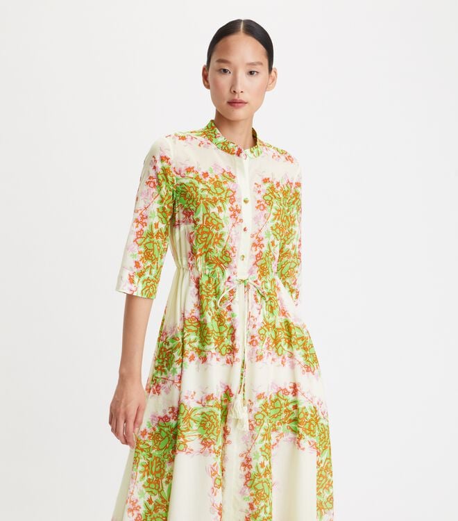 Multicolor Tory Burch Printed Women's Dress | OUTLET-56127389