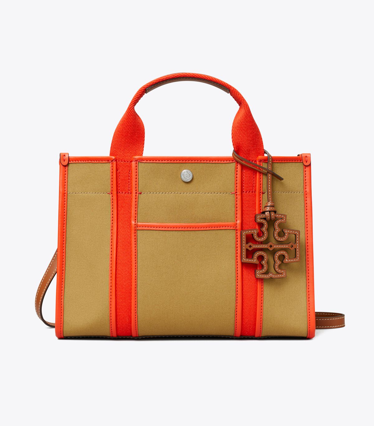 Multicolor Tory Burch Small Twill Tory Women's Tote Bags | OUTLET-03947259