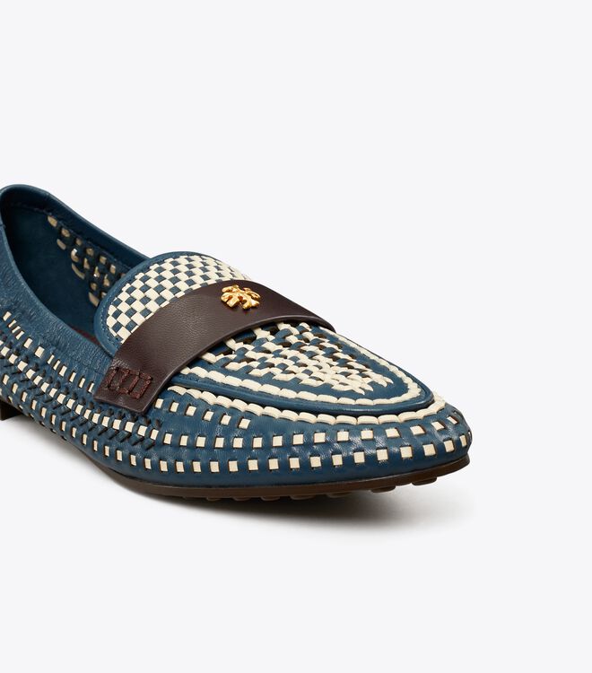 Multicolor Tory Burch Woven Women's Loafers | OUTLET-59761209