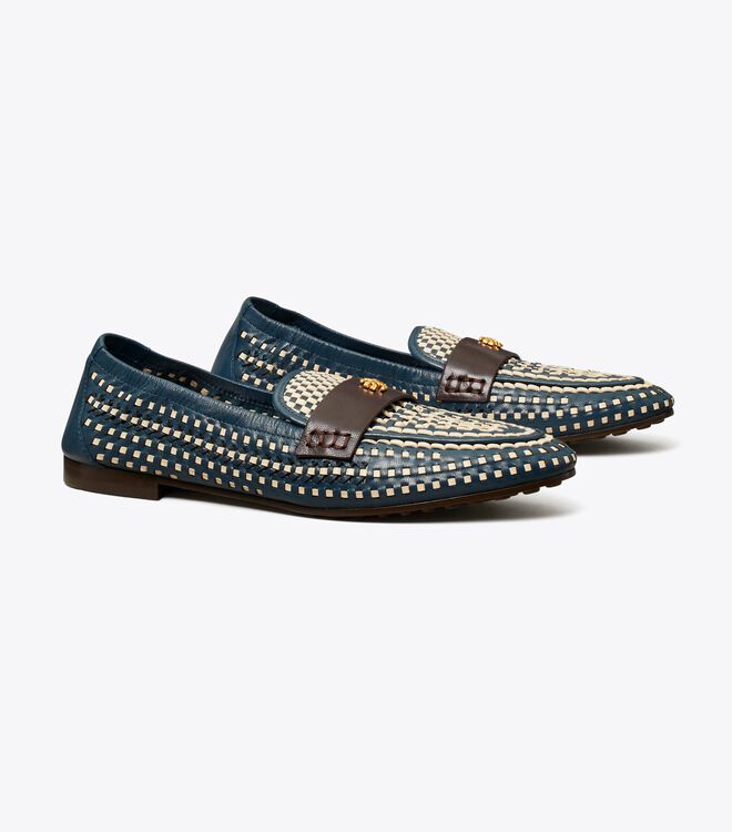 Multicolor Tory Burch Woven Women\'s Loafers | OUTLET-59761209