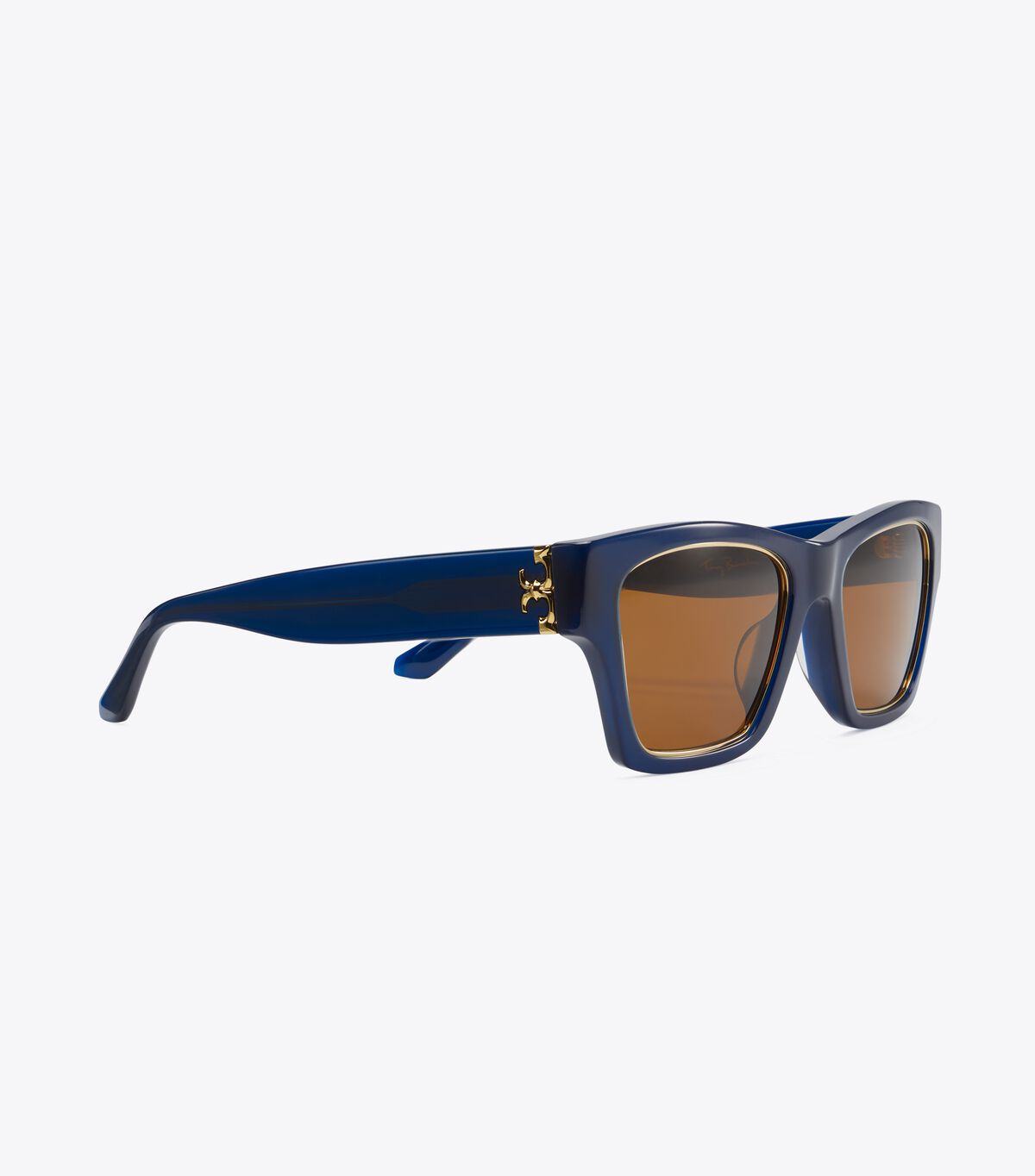 Navy / Brown Tory Burch Trace Women's Sunglasses | OUTLET-93041629