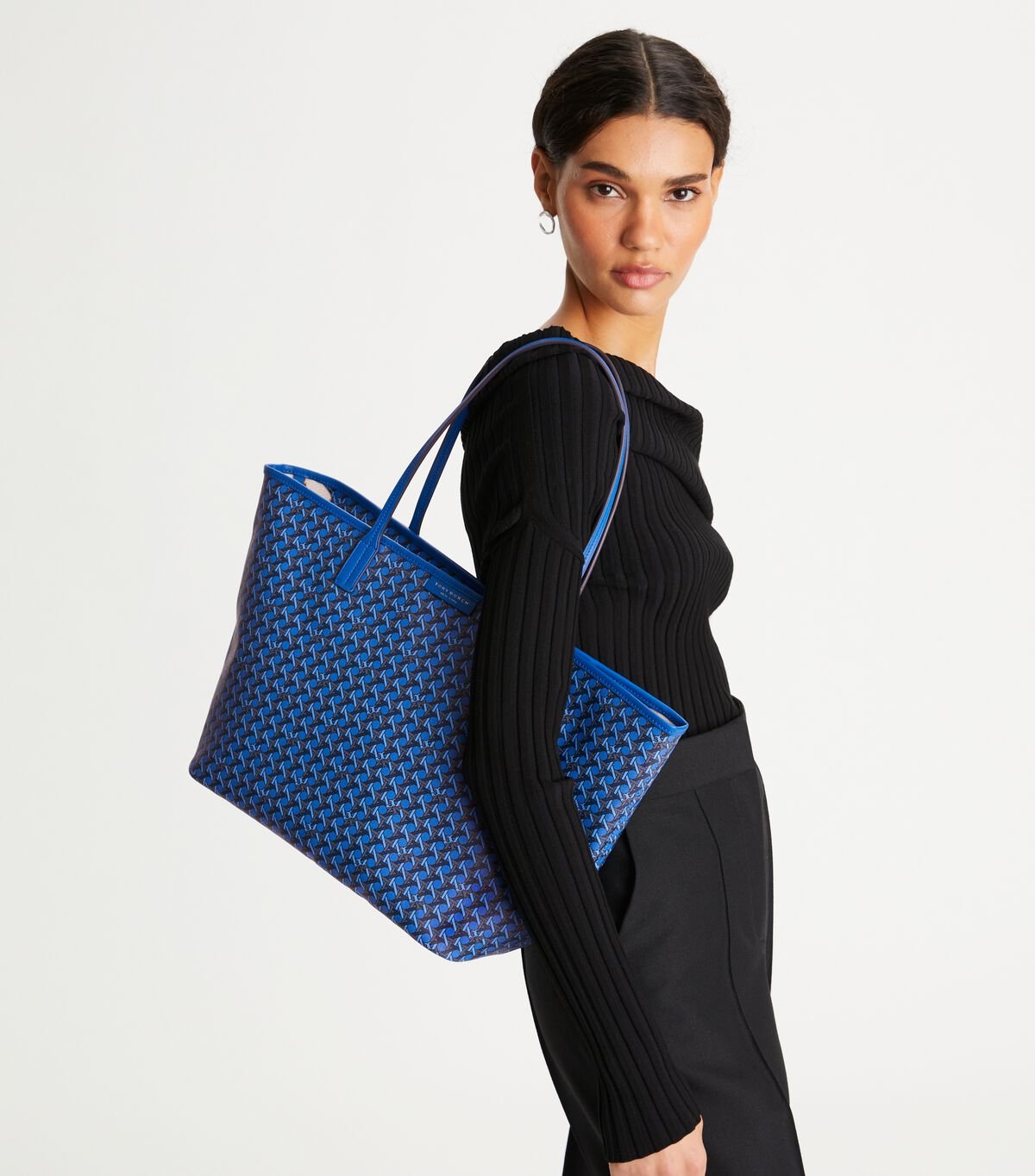 Navy Tory Burch Ever-ready Zip Women's Tote Bags | OUTLET-76580429