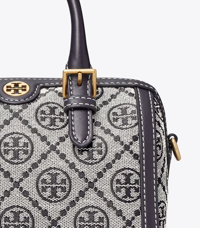 Navy Tory Burch Mini T Monogram Women's Crossbody Bags | OUTLET-01653979