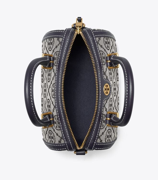 Navy Tory Burch Mini T Monogram Women's Crossbody Bags | OUTLET-01653979