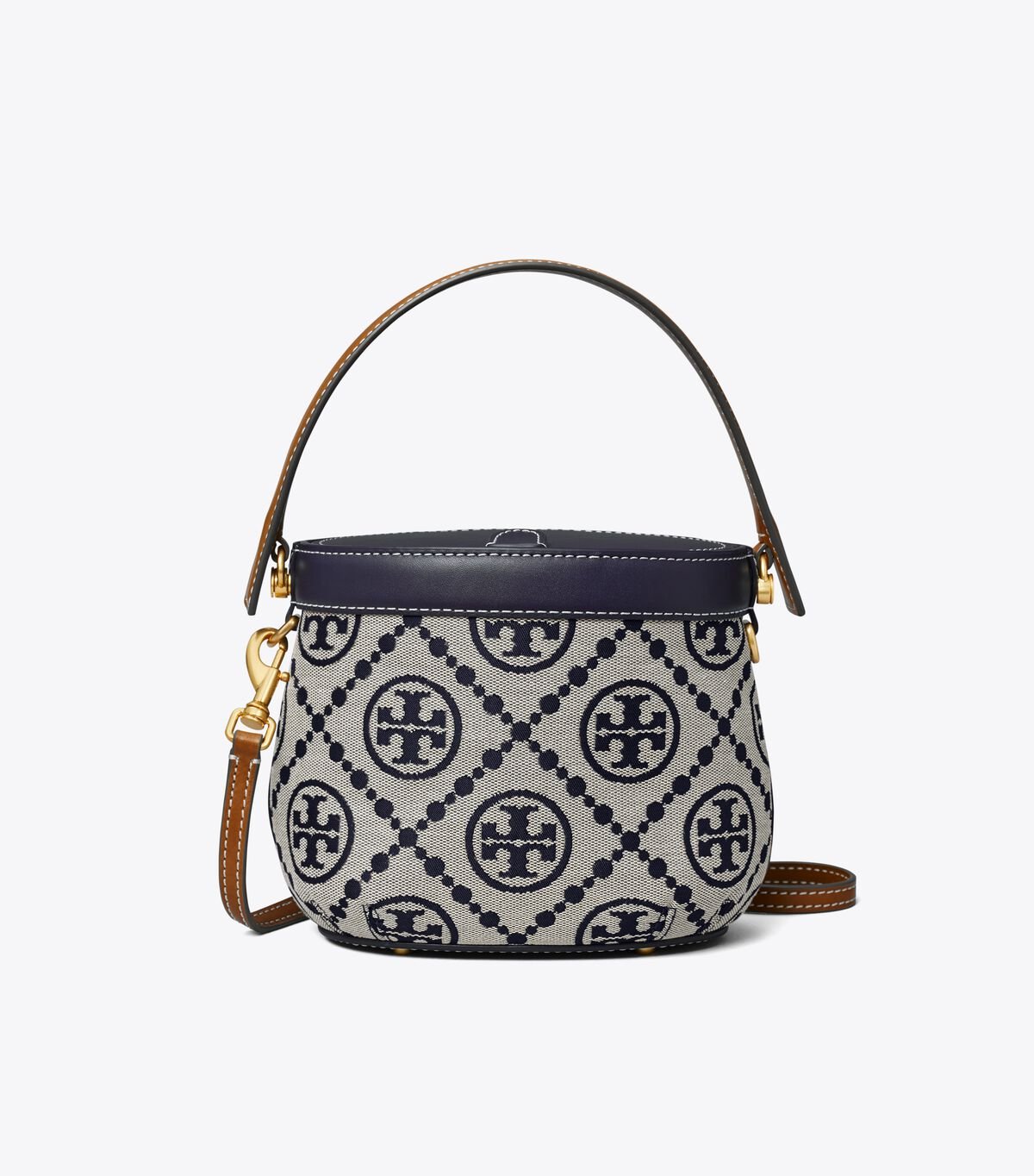 Navy Tory Burch Mini T Monogram Women's Crossbody Bags | OUTLET-62059749