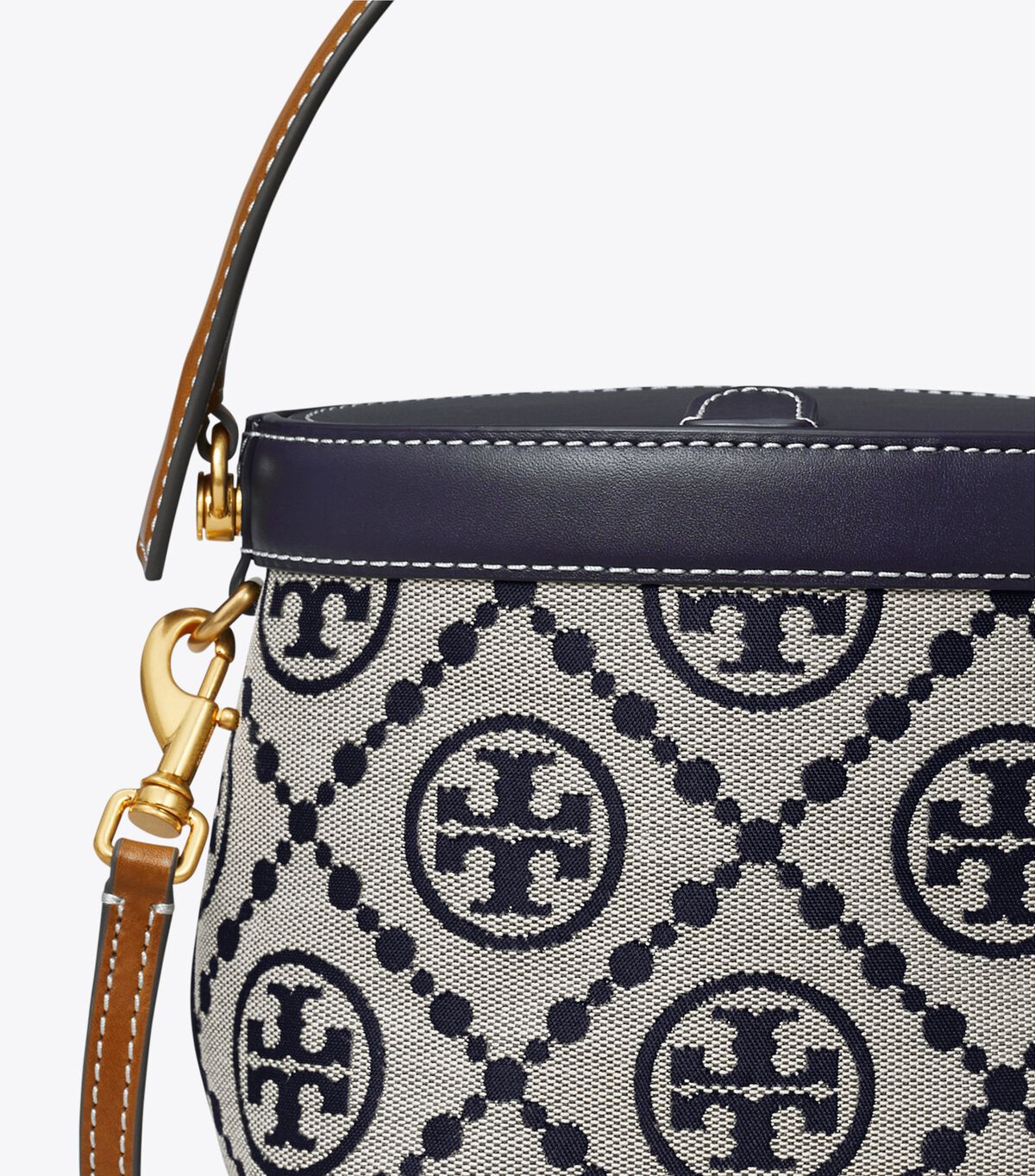 Navy Tory Burch Mini T Monogram Women's Crossbody Bags | OUTLET-62059749