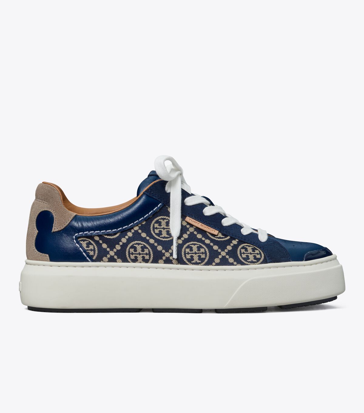 Navy Tory Burch T Monogram Ladybug Women's Sneakers | OUTLET-75314829