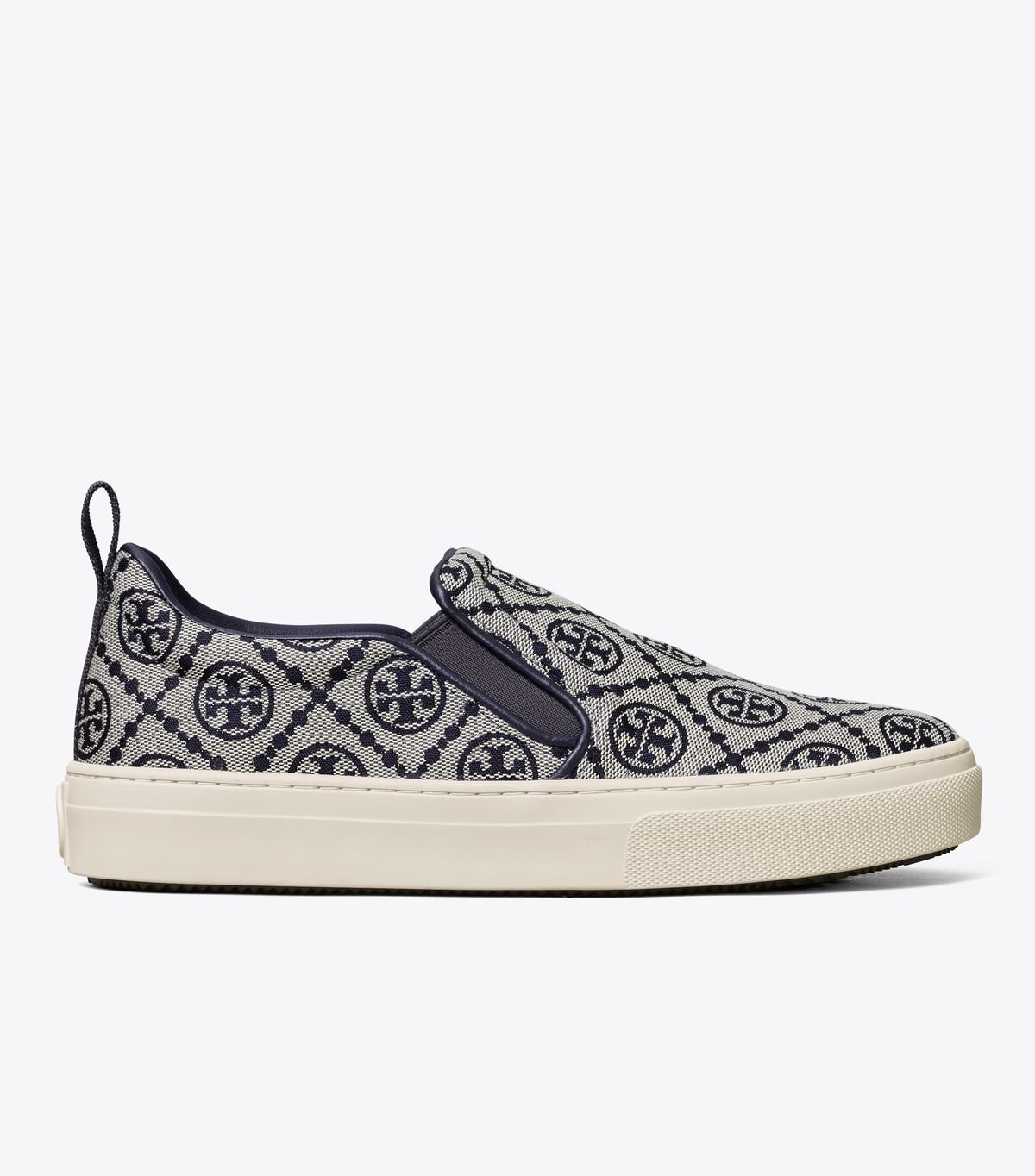 Navy Tory Burch T Monogram Slip-on Women's Sneakers | OUTLET-12574309