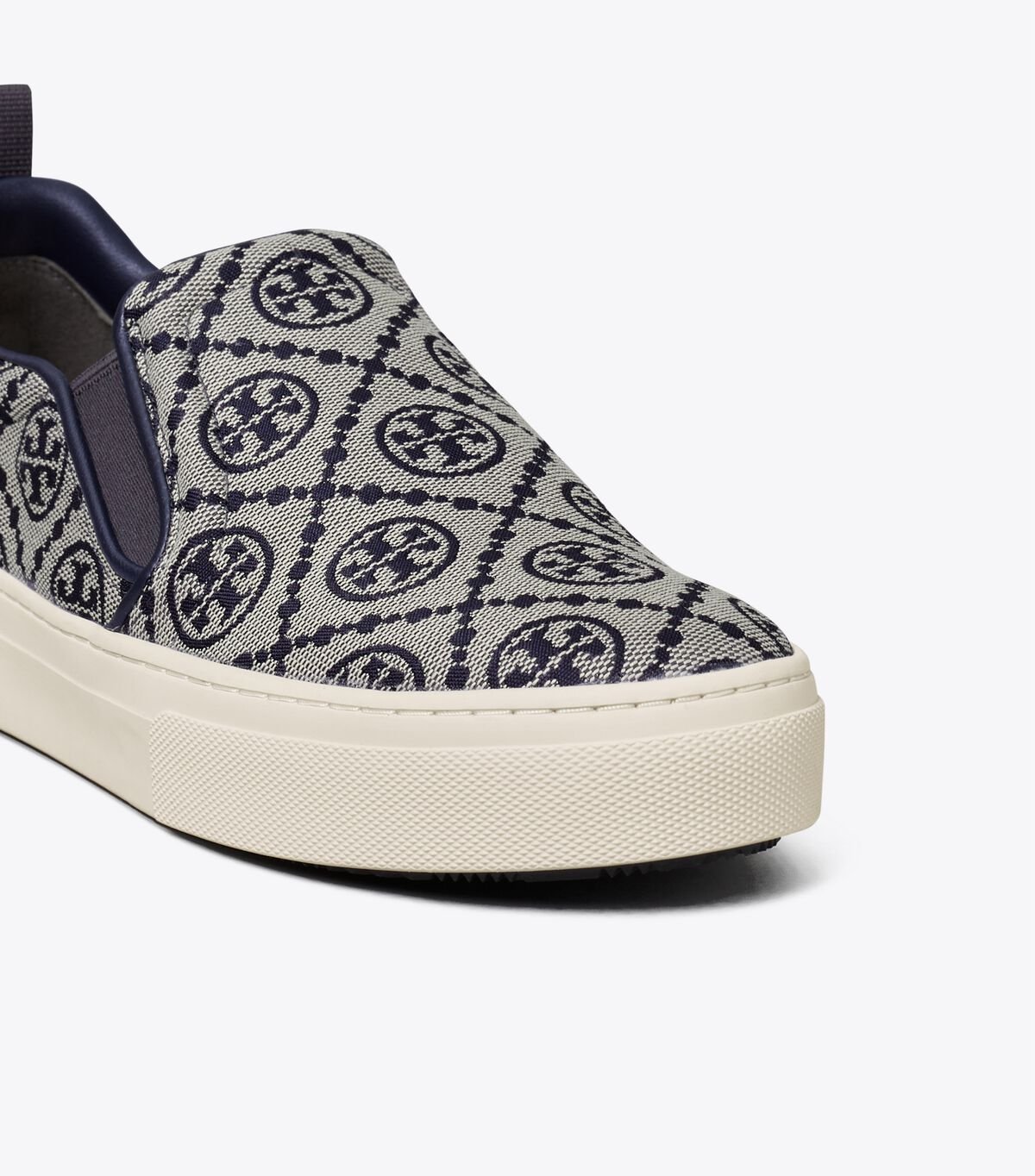 Navy Tory Burch T Monogram Slip-on Women's Sneakers | OUTLET-12574309