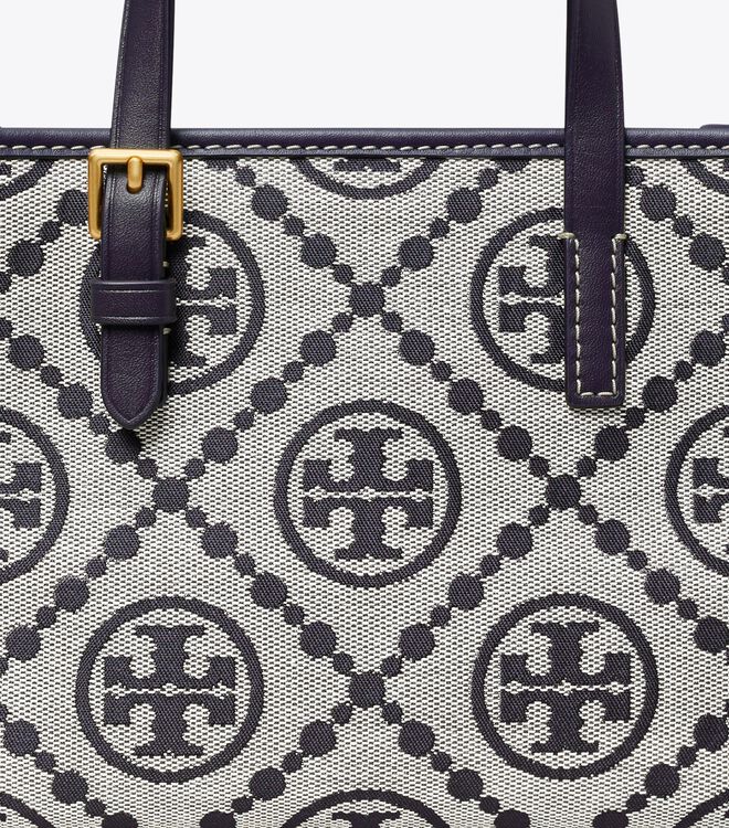 Navy Tory Burch T Monogram Square Women's Mini Bag | OUTLET-92465079