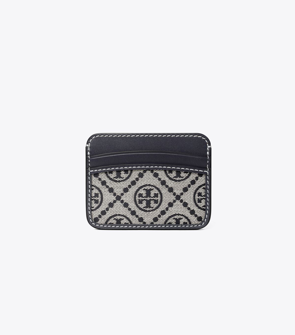 Navy Tory Burch T Monogram Women's Card Case | OUTLET-60398579