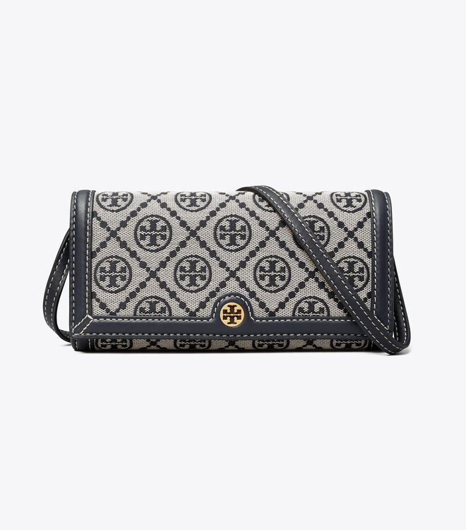 Navy Tory Burch T Monogram Women's Crossbody Bags | OUTLET-10597829