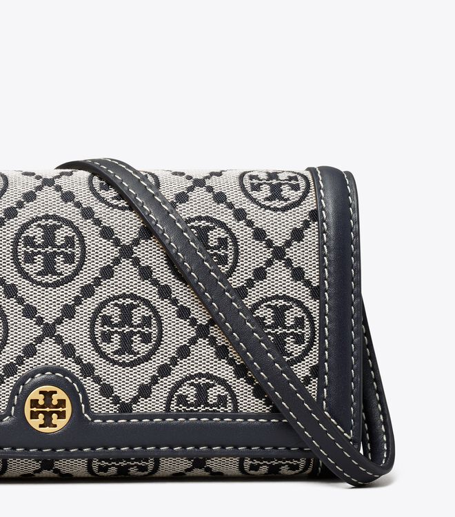 Navy Tory Burch T Monogram Women's Crossbody Bags | OUTLET-10597829