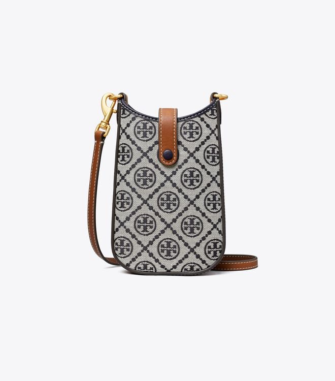 Navy Tory Burch T Monogram Women's Crossbody Bags | OUTLET-25684179