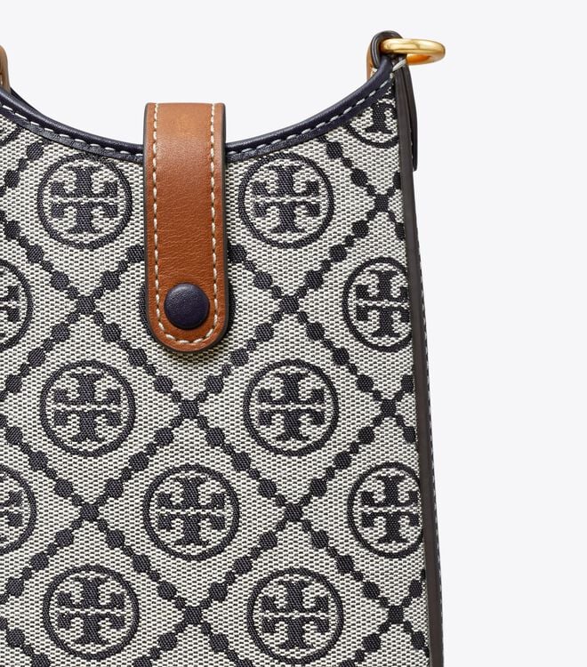 Navy Tory Burch T Monogram Women's Crossbody Bags | OUTLET-25684179