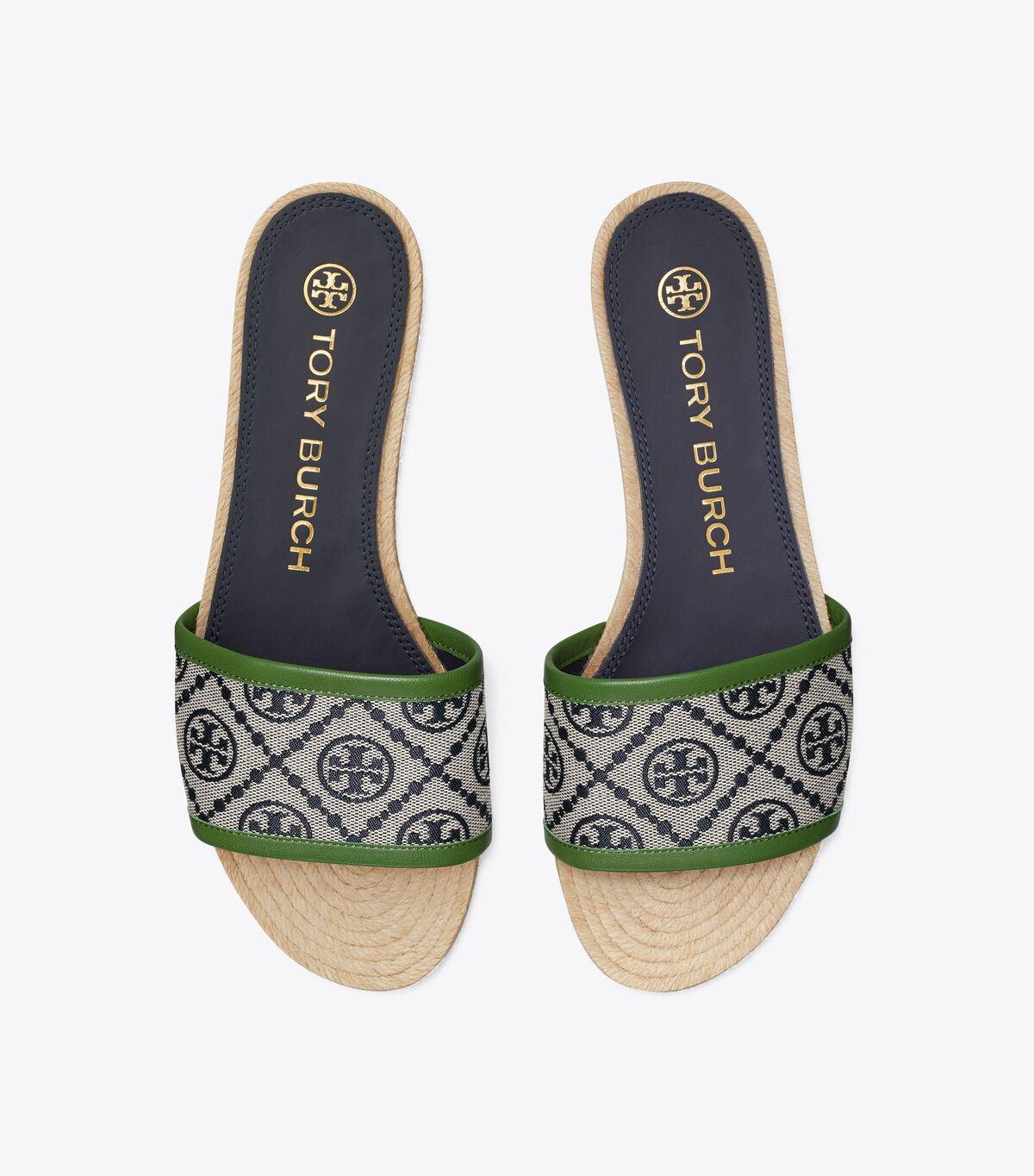 Navy Tory Burch T Monogram Women's Espadrille | OUTLET-10285739