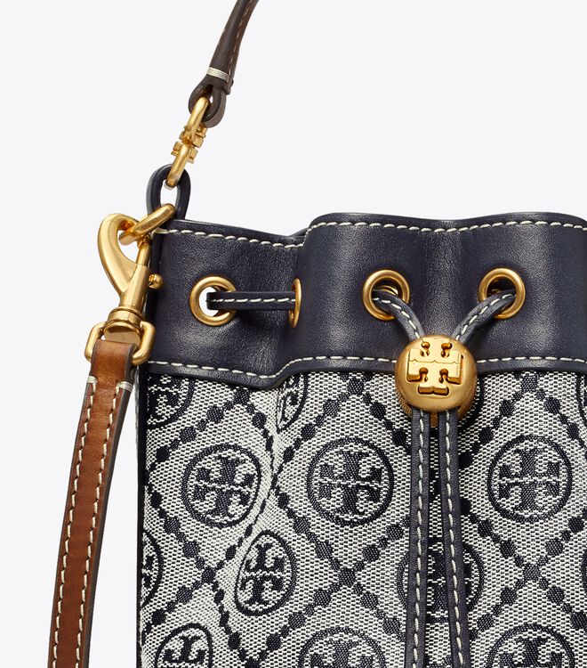 Navy Tory Burch T Monogram Women's Mini Bag | OUTLET-04385619