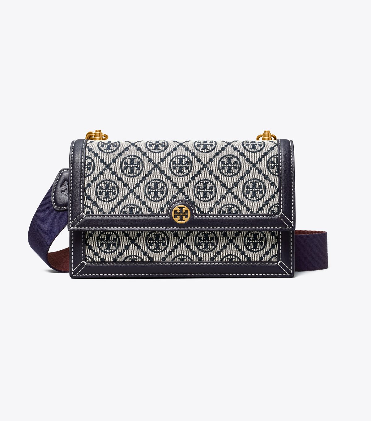 Navy Tory Burch T Monogram Women's Mini Bag | OUTLET-12798349