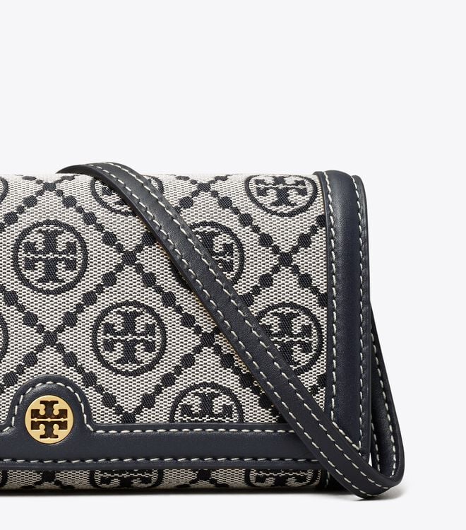 Navy Tory Burch T Monogram Women's Mini Bag | OUTLET-54381729