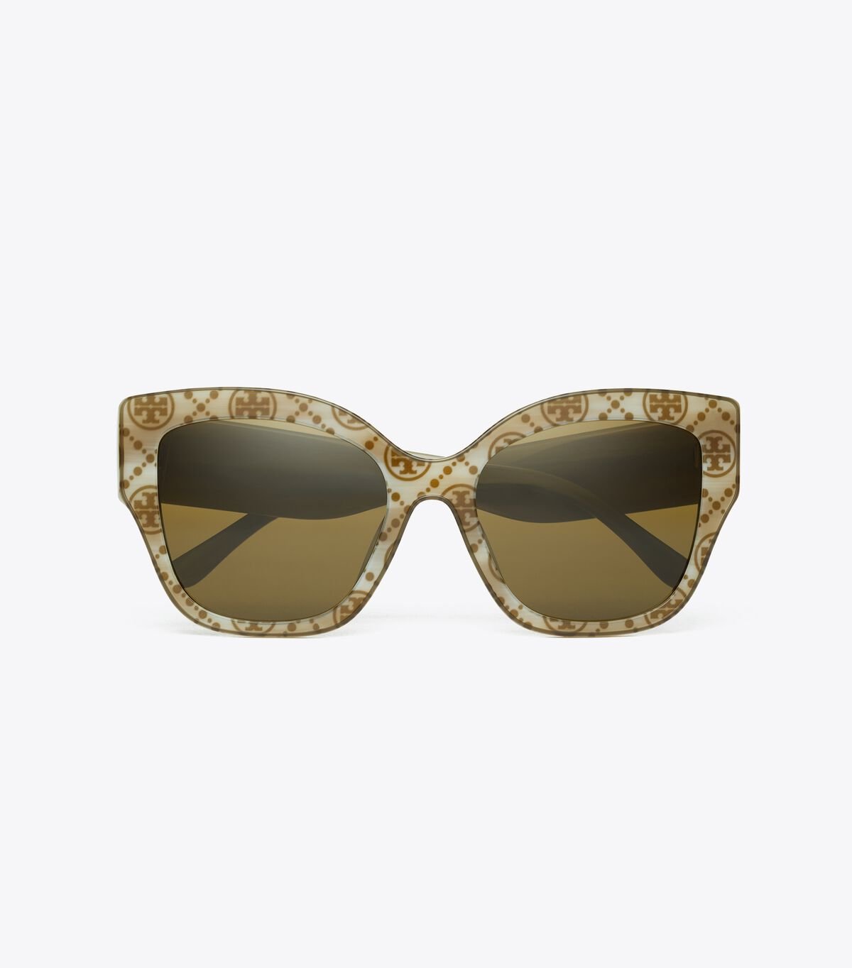 Olive White / Olive Tory Burch Oversized Cat-eye Women's Sunglasses | OUTLET-12594769