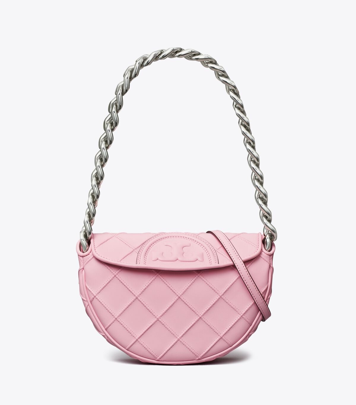 Pink Tory Burch Mini Fleming Soft Women's Shoulder Bags | OUTLET-36142879