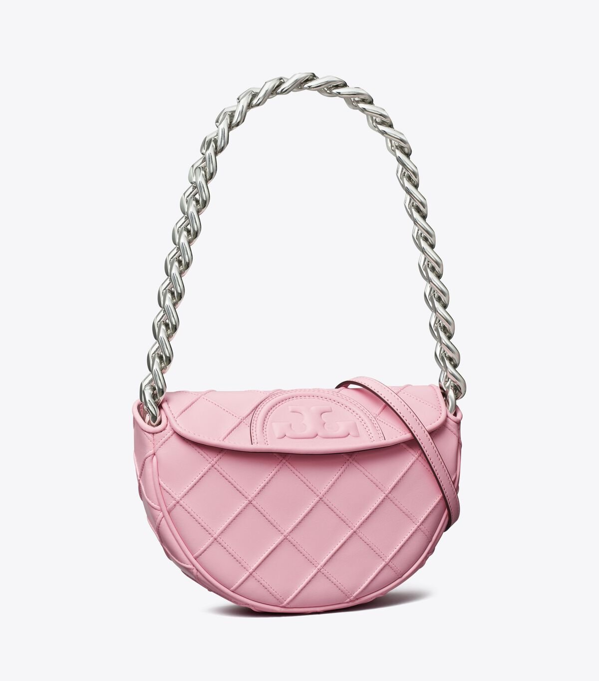 Pink Tory Burch Mini Fleming Soft Women\'s Shoulder Bags | OUTLET-36142879