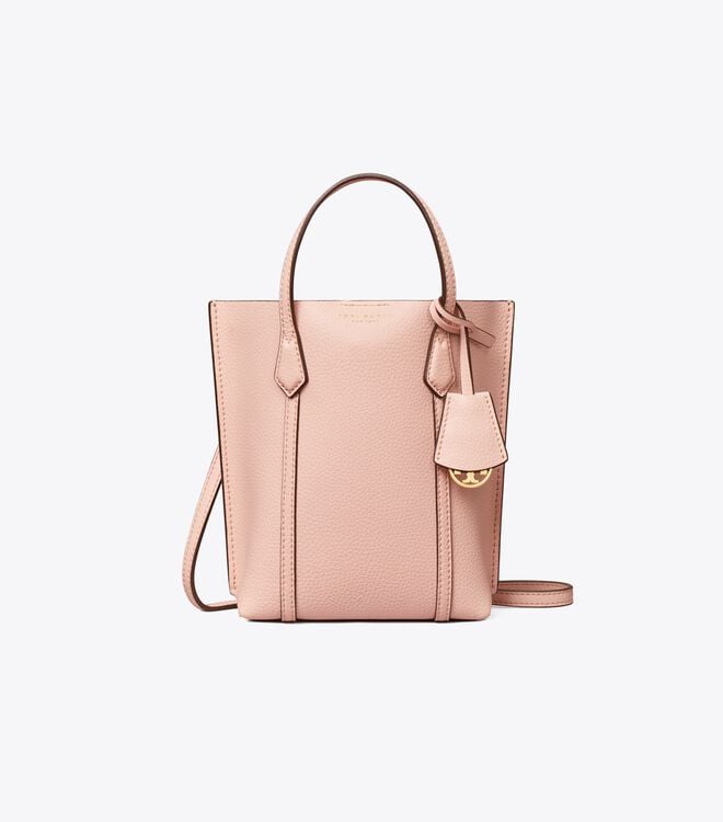 Pink Tory Burch Mini Perry Women's Tote Bags | OUTLET-06841399