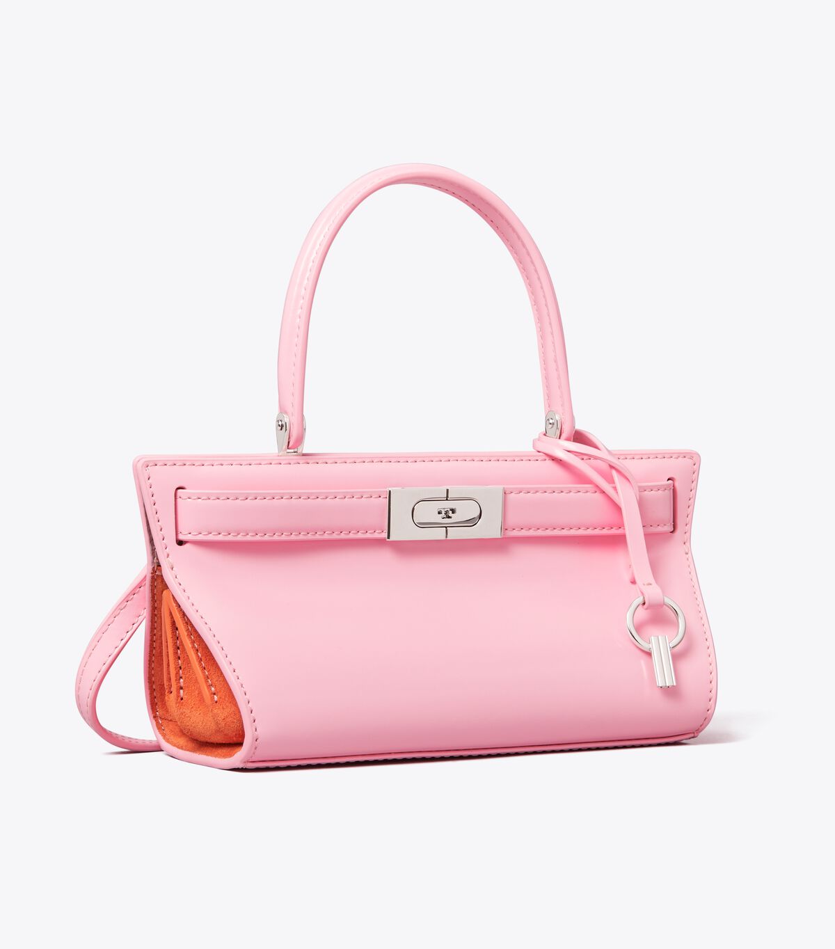 Pink Tory Burch Petite Lee Radziwill High-shine Women\'s Mini Bag | OUTLET-64273059